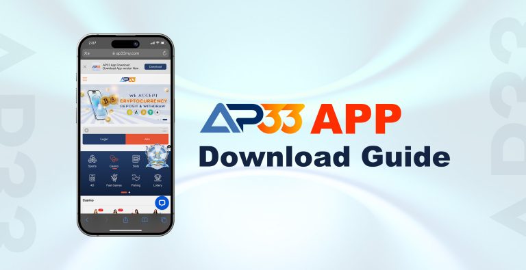 AP33 iOS app download guide displayed on smartphone screen